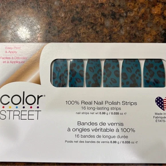 💥2/$24 or 3/$30💥 Color Street Nail Strips. Color: Untamed Teal. NWT - Picture 2 of 6